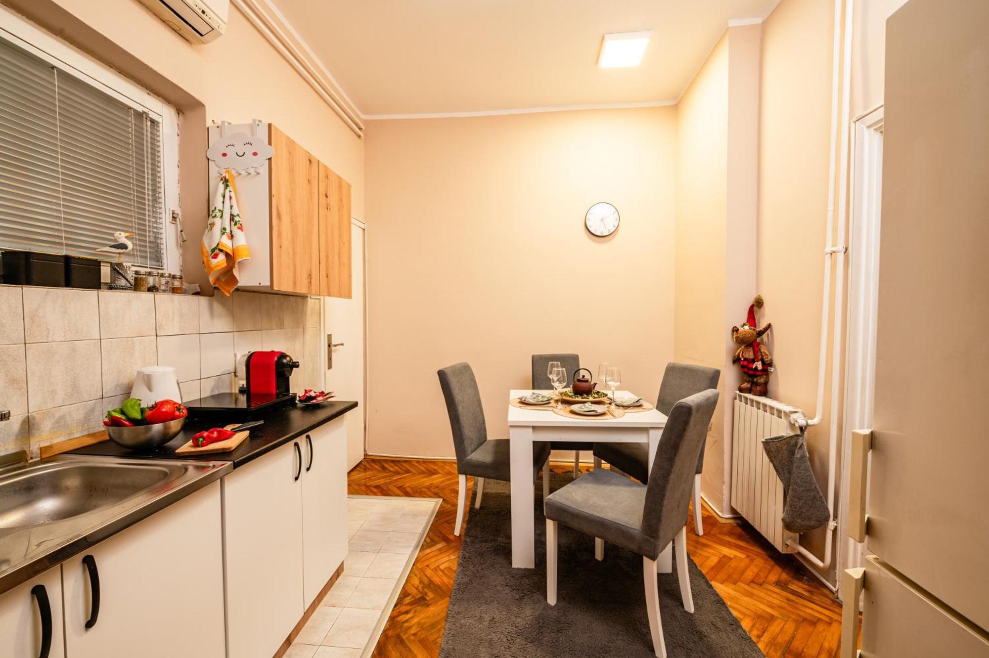 Cozy Apartment In City Center Belgrád Kültér fotó